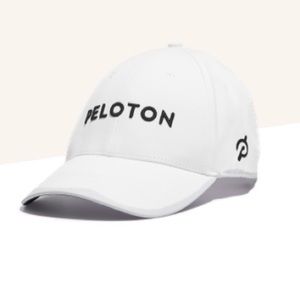 White Peloton Tech Hat